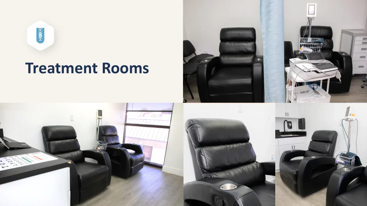 Page 12: Treatment rooms.